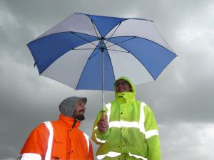 Waterproof backpack weather